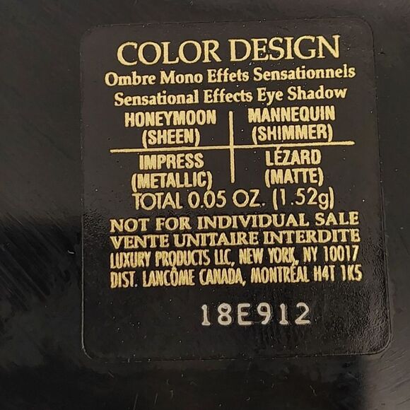 Lancome Paris 4 Quad Eyeshadow Palette Set Colour Design New Makeup - Picture 8 of 12